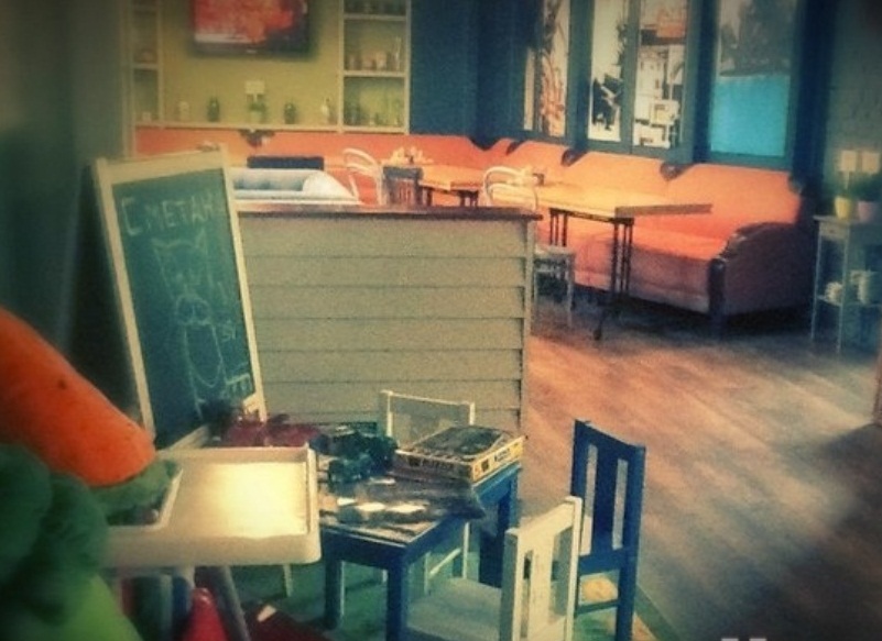 фотоснимок зала для мероприятия Кафе Кафе «Сметана»    на 3 мест Краснодара